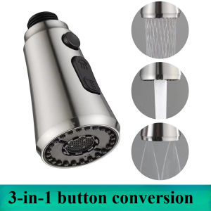 1/2PCS Kitchen Faucet Extender Sprayer Nozzle 3 Modes ABS Water Saving Bathroom Basin Sink Shower Spray Head for 1/2\" Connection