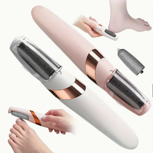 Máy Mài Gót Chân Điện Tự Động Sạc USB Màu Be Máy Chăm Sóc Móng Chân Cầm Tay Dùng Trong Gia Đình