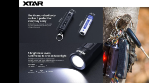 ไฟฉายพวงกุญแจ XTAR T1 EDC Keychain Flashlight าคาพิเศษ