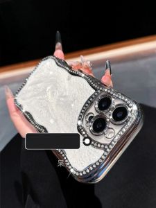 DAIMANG | Ốp Lưng Gel Nước - Kim Cương Sang Trọng cho iPhone 15 Pro Max và iPhone 16 Pro Chống Trượt Bảo Vệ