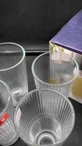 JMY Transparent Glass 330ml Y6009 (Sold by 6 Pcs)