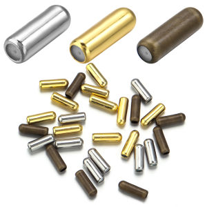 30pcs/lot 11x4mm Brooch Pins Stopper End Caps With Silicone Plug For DIY Handmade Brooches Jewelry Making Accessories Wholesale