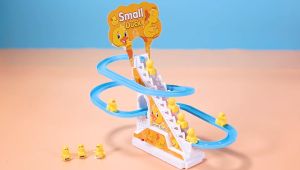 Mainan Anak Musik Track Tangga Seluncuran Small Duck Bebek Kuning MK321