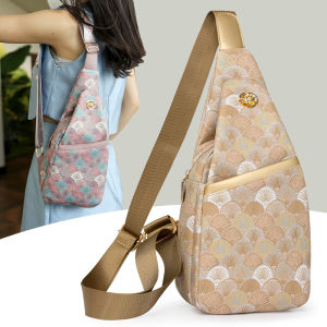 Fashionable Mini Chest Bag Casual Crossbody Womens Bag Versatile Stylish Wind 2024 New Leisure Single Shoulder Slant Bag