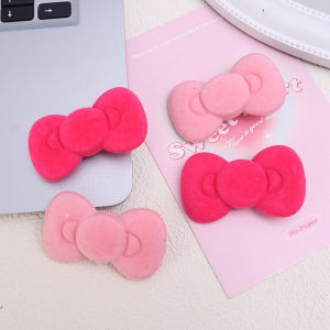 【On Sale】Pink Bow Hairpin Hello Kitty Hair Accessories Lovely Girl Side Clip Bangs