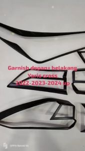 Paket Complete Yaris Cross 2023 2024Up Handel outer Tank Cover Cover Spion Garnish Lampu Depan & Belakang Hitam Doff