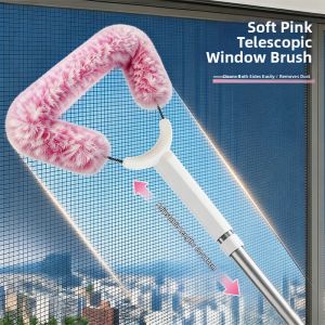 HALEXIONG | Extendable Versatile Window Screen Cleaning Brush Dual Sides Dust Removal