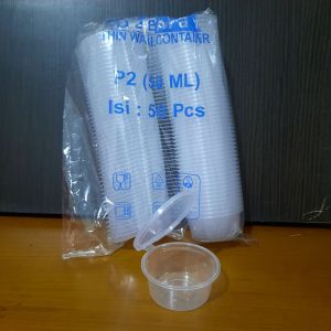LYNS - ( 50 PCS ) THINWALL CUP PUDING / SAUS / KECAP / MAYO / JELLY - DM 50 ML / 100 ML / SUMO 100 ML