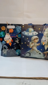 50pcs Space Outer Space Ship Astronaut Theme Loot Bag Candy Bag Ziplock Stand Up Pouch Chipbags