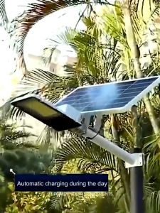 Lampu Tenaga Surya outdoor Lampu Jalan Matahari lampu dinding sepanjang indikator daya