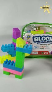 Mainan Anak Block Edukasi Lego Isi 120 PCS Bongkar Pasang Acekids