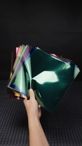 Selens 25x25cm 1 Set of 20 PCS Color Lighting Gel Filters Transparent Colour Correction Light Sheet Film Kit for Photo Studio Light Video Photography Strobe