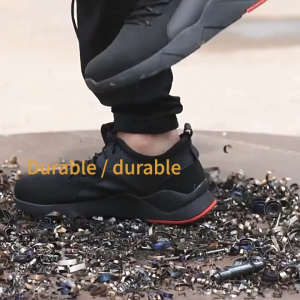 【COD】Safety Shoes with Steel Toe Cap for Men Anti-smash&puncture Lightweight Safety Boots Rubber Shoes Men