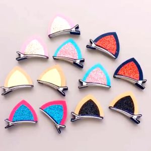 Tooyoo 1PCS Korean DIY Shining Sequin Cat Ears Hairpin New Product Children Hair Accessories Rabbit Ears