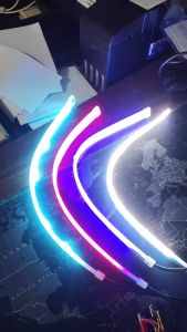 Lampu alis running 2 mode Led DRL flexible 30cm bisa motor mobil anti air HARGA SEPASANG