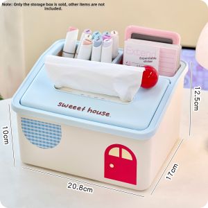 Cute Minimalist House-shaped Tissue Box
