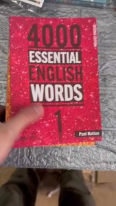 6 Books/Set New 4000 Essential English Words 1 - 6 Core Vocabulary Textbook for The Elementary Examination Books