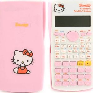 Máy tính học sinh hình hello kitty và Doraemon Máy Tính cầm Tay Nhỏ Gọn Tiện Lợi