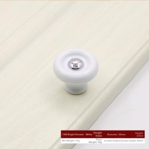OME | Modern Minimalist Circular Ceramic Drawer Knob