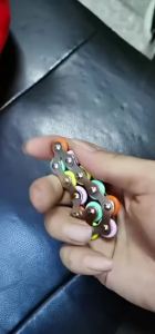 Meade | Chain Bicycle Fingertip Decompressor - Rolling Sensory Fidget Toy Autismo Stress Anxiety Relief Finger Toys for Kids Adults