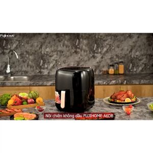 Nồi chiên không dầu FUJIHOME A6DB 6.5l nhiều chức năng - Tự động ngắt nhiệt khi quá tải - Bảo hành điện tử 18 tháng