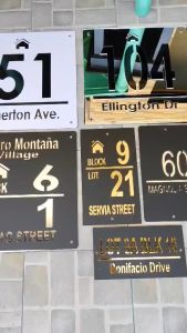 12x7inch Laser CUT house plate/signage/marker/acrylic