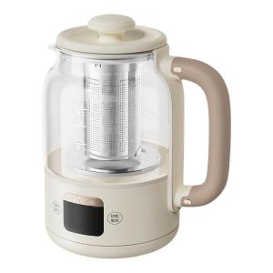 「China Plug」Bear | Mini Multi-Function Glass Tea Kettle for One Person