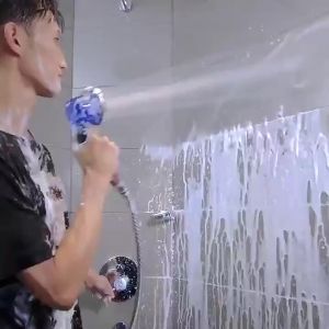 shower Đầu vòi hoa sen ion âm điều chỉnh ba chế độ đa chức năng tăng áp tự động tiết kiệm nước bộ vòi hoa sen cầm tay