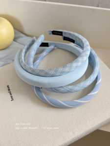 Mũ Lưỡi Trai Vải Kẻ Caro Xanh Tươi Mới 2025 Cho Nữ Mũ Lưỡi Trai Rửa Mặt Mũ Lưỡi Trai Cao Đơn Giản Đa Năng Mũ Lưỡi Trai Thời Trang