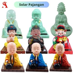 Pajangan Solar Mobil Tenaga Matahari Pajangan Mobil Dewa Ganesha Pajangan Solar Budha Julaihut Kipas