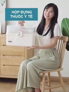 Hộp y tế gia đình hộp đựng thuốc y tế