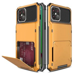 Wallet Case for IPhone 16 15 14 13 12 11 Pro Max XS XR X 8 7 6 6S Plus Armor Card Slot Holder Flip Hidden Pocket Hard PC Cover