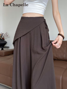 La Chapelle | Cool Linen Trousers Wide Leg Pants