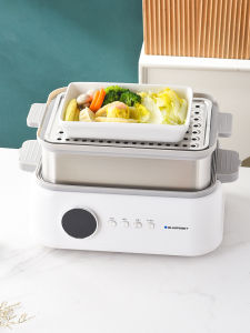 จานอบไฟฟ้าแบบทนความร้อนสูง จานอบปลาทรงสี่เหลี่ยมจัตุรัส จานอบอาหารสำหรับใช้ในบ้าน เครื่องมือทำอาหารแบบจาน