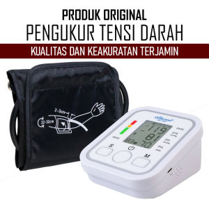 Tensimeter Digital Otomatis Akurat Lengkap Alat Ukur Tensi Tekanan Darah Electronic Sphygmomanometer