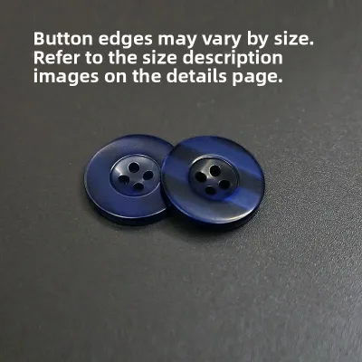 Resin Shirt Buttons Circular Pearl Sweater Decorative Accessories 9-23mm Home Fabric Sewing DIY Materials Tools And Finished
