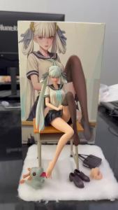 Bandai | Dragon Girl Jinhsi JK Uniform Statue Figure Anime GK Model Figurine Trendy Toy Statue Merchandise Table Decoration