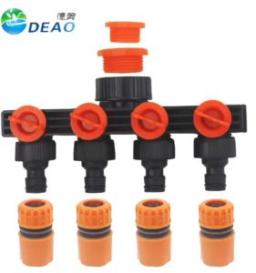 4 ชุด ก๊อกน้ำ วาล์วน้ำ เพิ่ม 4 ชุด ชื่อมต่อ อุปกรณ์ เสริม สำหรับ ฟาร์มผัก ไฮโดร โปนิกส์