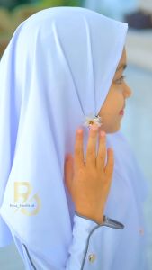 Gamis Putih Anak Perempuan 2 - 11 Tahun / Baju Muslim Anak Perempuan 2025 Dress Putih Bahan Crinkle