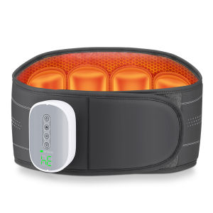 Agdoad | Cordless Back Massager Belt with Air Compression 3 Massage Modes 4 Intensity Levels 4 Heat Settings Heated Waist Wrap