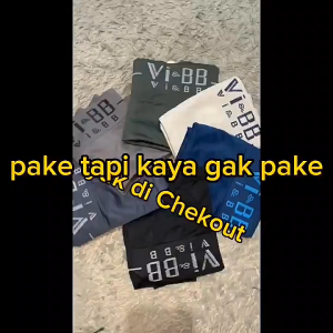 Paket 3Pcs Celana Dalam Boxer Pria Import Katun Modal Karet Polos Dalam / Boxer Cowok Terbaru