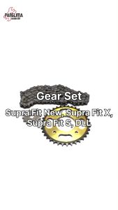 Gear Set Supra Fit New X S X 125 Revo Lama Old 100 Paket Drive Chain Kit Depan Belakang Gigi Gir 14T 36T Rantai Rante 428H 106L