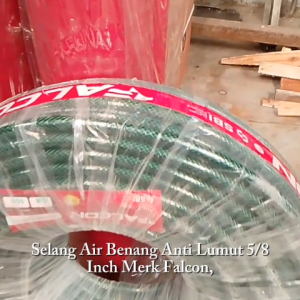 1Roll Panjang 100Meter 100Mtr 100M Selang Air Benang Anti Lumut 5/8 5/8In 5/8Inch Merk FALCON