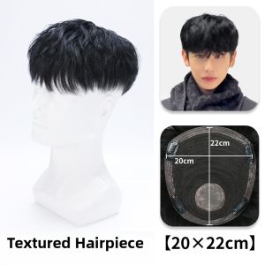 JIANGFASHIJIA | Young Stylish Korean-Style Natural Real Hair Wig