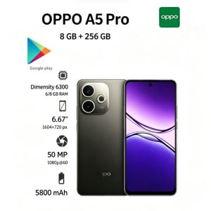 OPPO | OPPO A5 pro Global Version Smartphone 8+256GB 6.7-inch 120Hz AMOLED Curved Display 2026 Newest Model