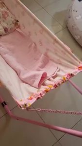 ส่งไวจากไทย เปลเรือคุณหนู (ฟ้า/ชมพู) นอนสบาย  เปลเรือ us99