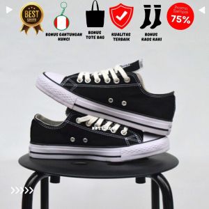 Sepatu Converse All Star Hitam & Sepatu Sneakers Pria Termurah