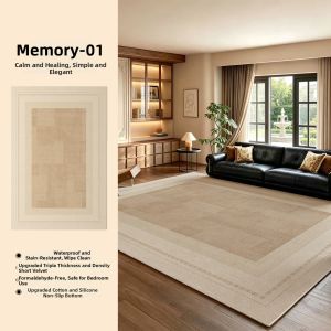 AOVOC | French Vintage Retro Style Waterproof Stain-resistant Easy-care Carpet
