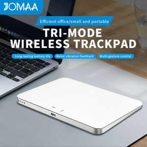 JOMAA | Wired USB Trackpad Mouse Large High-Precision Wireless Trackpad Mouse with Multi-Gesture Aluminum Touchpad Mouse for Computer