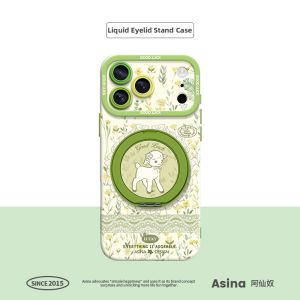 Asina | Magnetic Support Liquid Silicone Phone Case